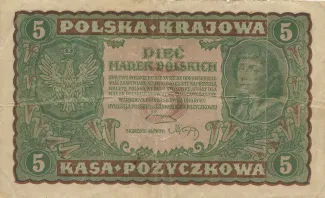 Poland 5 Marks, 1919 obverse