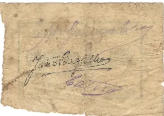 Portalegre, District of 1 Centavo, reverse