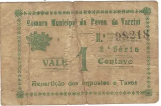 Porto, District of 1 Centavo, obverse