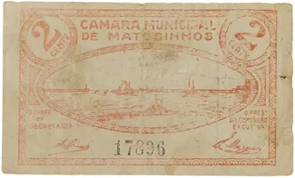 Porto, District of 2 Centavos, obverse