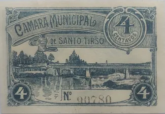 Porto, District of 4 Centavos, obverse