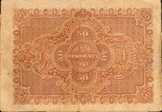 Portugal 50.000 Réis 1st., 1888-1892 reverse