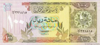 Qatar 100 Riyals, 1981 image