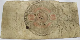 Wales 5 Pounds, 1828 reverse