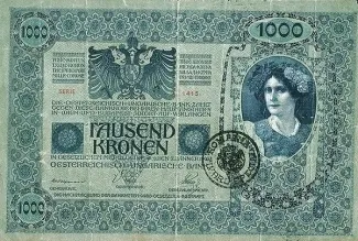 Romania 1.000 Coroane, 1919 obverse