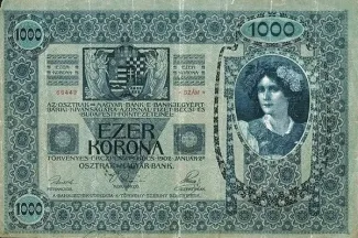 Romania 1.000 Coroane, 1919 reverse