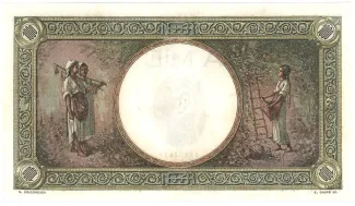 Romania 1.000 Lei, 1938-1940 reverse