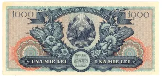 Romania 1.000 Lei, 1948 reverse