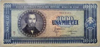 Romania 1.000 Lei, 1950 obverse