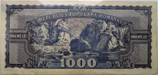 Romania 1.000 Lei, 1950 reverse