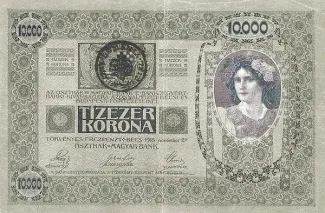 Romania 10.000 Coroane, 1919 obverse