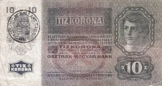 Romania 10 Coroane, 1919 obverse