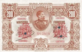 Romania 200 Lei, 1920 P-74 obverse