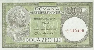 Romania 20 Lei, 1950 obverse