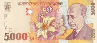 Romania 5.000 Lei, 1998 obverse