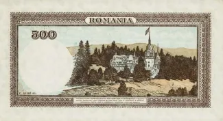 Romania 500 Lei, 1940-1943 reverse