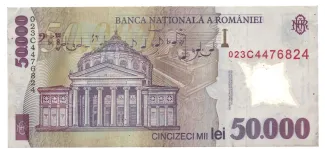 Romania 50.000 Lei, 2001-2004 reverse