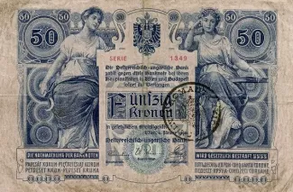 Romania 50 Coroane, 1919 obverse