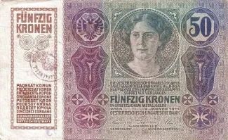 Romania 50 Coroane, 1919 obverse