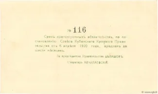 Russia - Civil war issues 250 Roubles, 1918 reverse