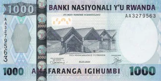 Rwanda 1.000 Francs, 2004 obverse