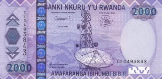 Rwanda 2.000 Francs, 2007 obverse