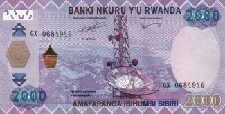 Rwanda 2.000 Francs, 2014 obverse