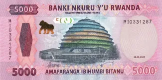 Rwanda 5.000 Francs, 2024 obverse