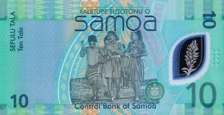 Samoa 10 Tālā, 2023 reverse