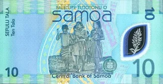 Samoa 10 Tālā, 2024 reverse