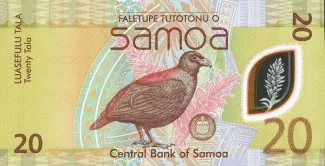Samoa 20 Tālā, 2024 reverse