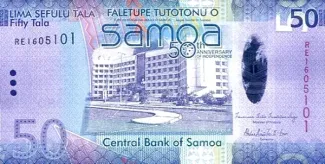Samoa 50 Tālā, 2012 P-42 obverse