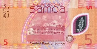Samoa 5 Tālā, 2024 reverse