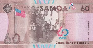 Samoa 60 Tālā, 2022 reverse