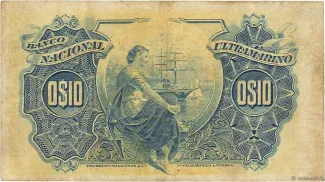 São Tomé and Príncipe 10 Centavos, 1914 reverse