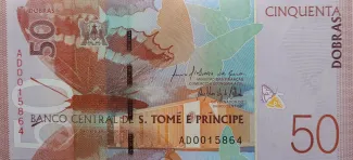 São Tomé and Príncipe 50 Dobras, 2016 obverse