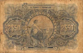 São Tomé and Príncipe 0 Undefined, 1921 reverse