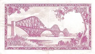 Scotland 100 Pounds, 1959-1967 reverse