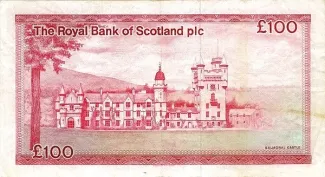 Scotland 100 Pounds, 1982-1985 reverse