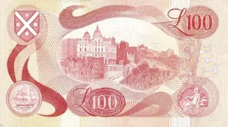 Scotland 100 Pounds, 1992-1994 reverse