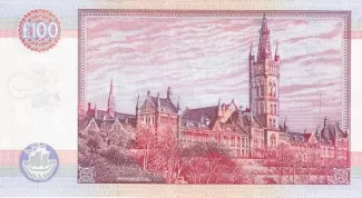 Scotland 100 Pounds, 2001 P-229 reverse