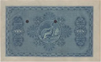 Scotland 10 Pounds, 1916-1920 reverse