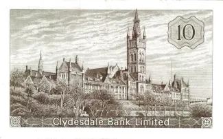 Scotland 10 Pounds, 1964-1967 reverse