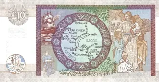 Scotland 10 Pounds, 2000 P-229 reverse
