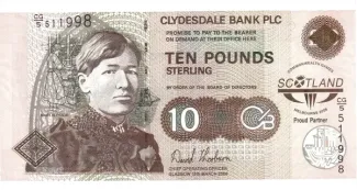 Scotland 10 Pounds, 2006 P-229 obverse
