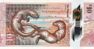 Scotland 10 Pounds, 2016-2021 reverse