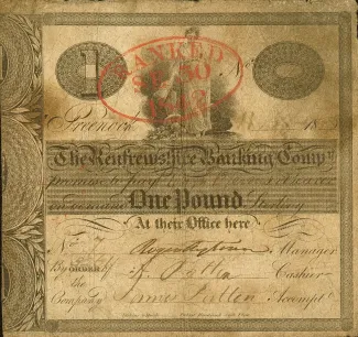 Scotland 1 Pound, 1837 obverse