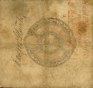 Scotland 1 Pound, 1837 reverse