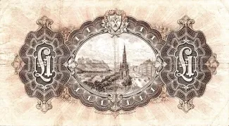 Scotland 1 Pound, 1927-1933 reverse