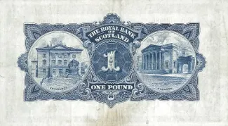 Scotland 1 Pound, 1927-1936 reverse